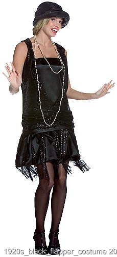 1920s Black Flapper Dress 1920s Black Flapper Dress