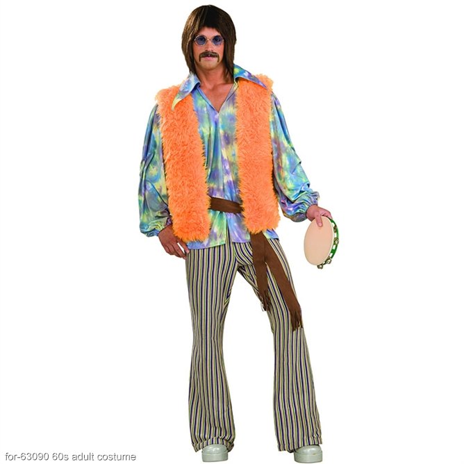 60s Mod Singer Adult Costume 60s Mod Singer Adult Costume