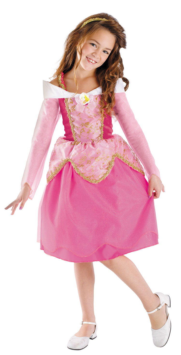 Girls Deluxe Aurora Costume