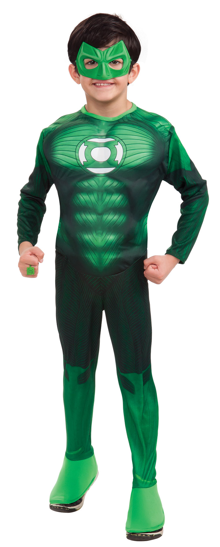 Kids Deluxe Muscle Chest Hal Jordan Costume