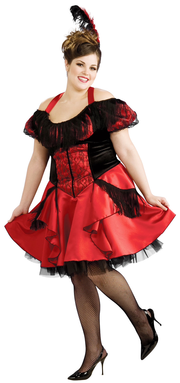 Plus Size Saloon Girl Costume