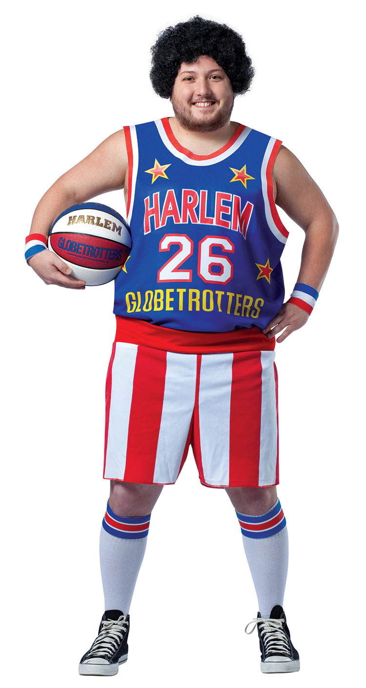 Plus Size Harlem Globetrotters Costume
