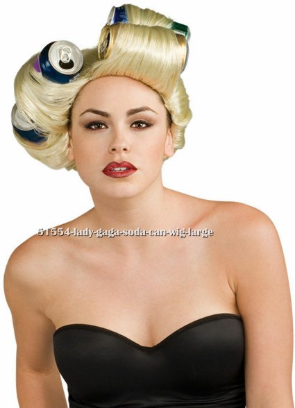 Lady Gaga Soda Can Wig