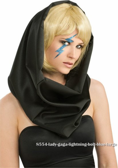 Lady Gaga Lightning Bolt - Blue
