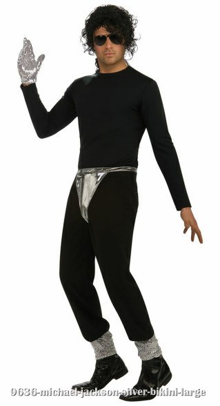 Michael Jackson Silver Bikini