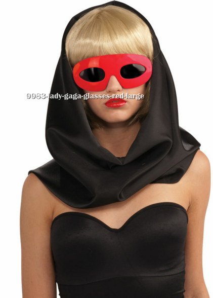 Lady Gaga Glasses in Red
