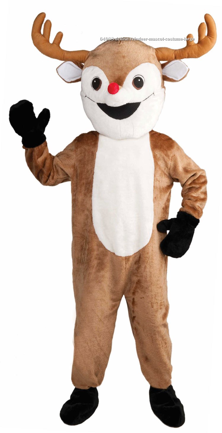 Deluxe Reindeer Mascot Costume Deluxe Reindeer Mascot Costume