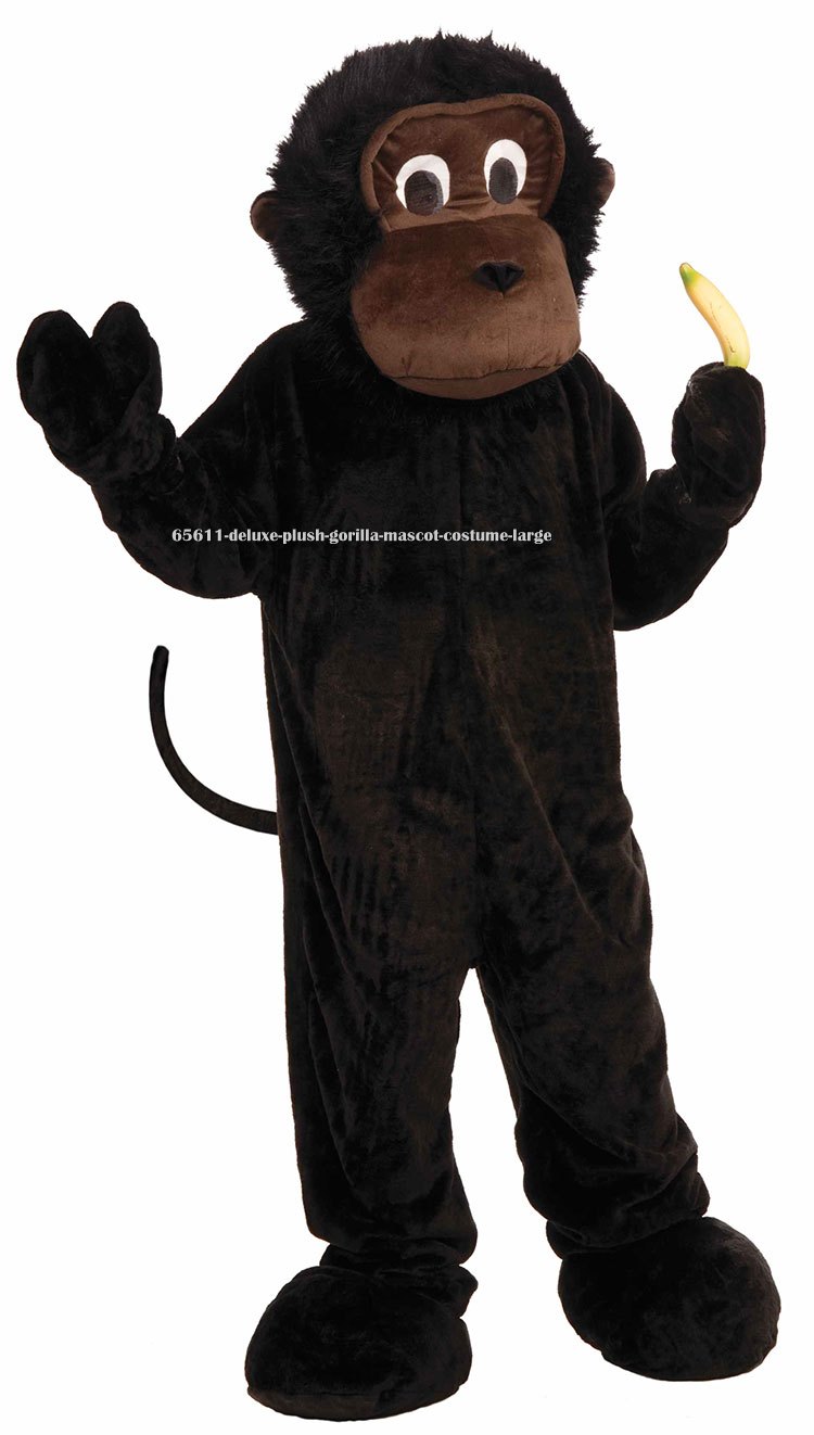 Deluxe Plush Gorilla Mascot Costume Deluxe Plush Gorilla Mascot Costume