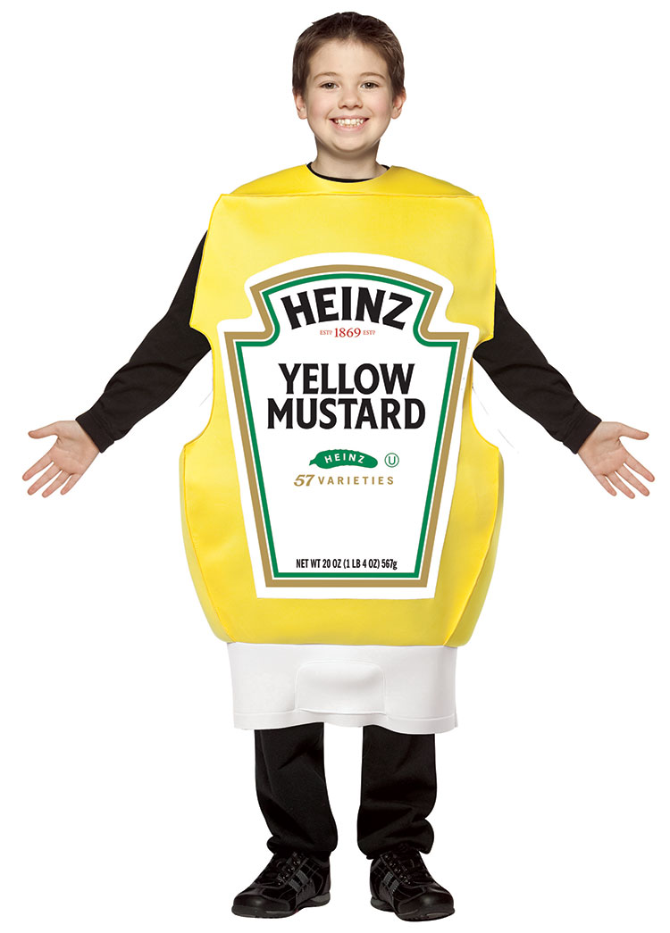 Kids Heinz Squeeze Mustard Bottle Costume