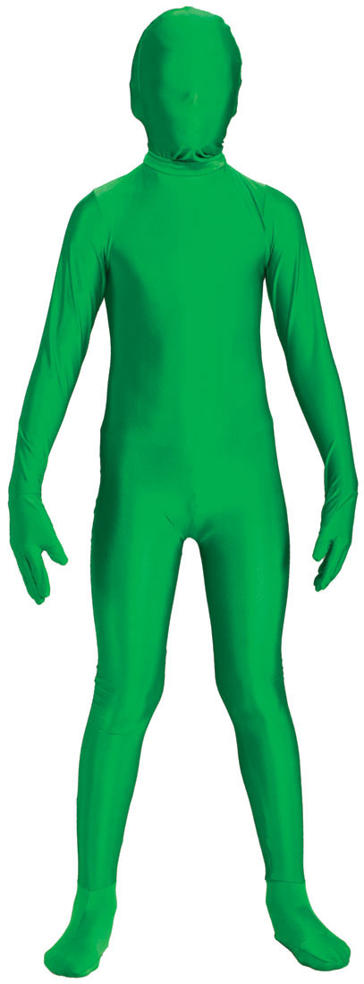 Kids Green Im Invisible Costume
