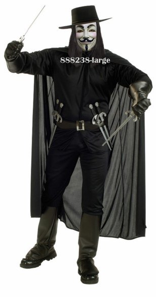 Deluxe V for Vendetta Costume Deluxe V for Vendetta Costume