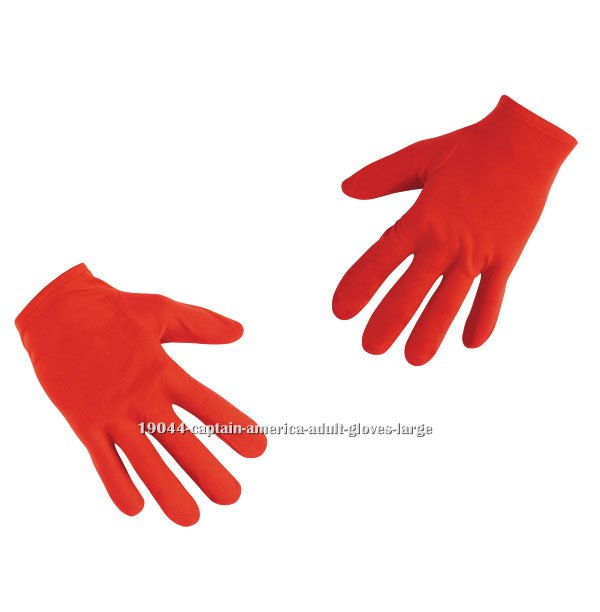 Captain America Adult Gloves