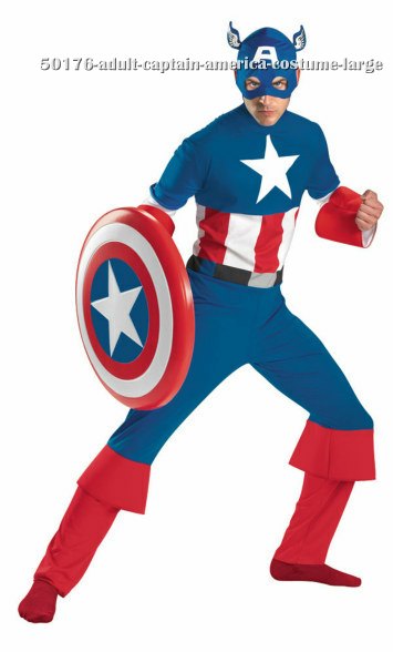 Adult Captain America Costume