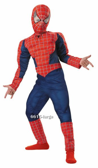 Kids Deluxe Muscle Spiderman Costume