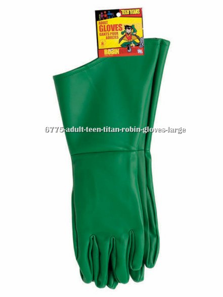 Adult Teen Titan Robin Gloves