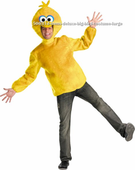 Mens Deluxe Big Bird Costume