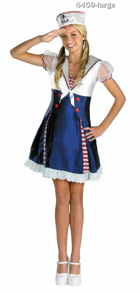 Girls and Tween Ahoy Matey Sailor Costume
