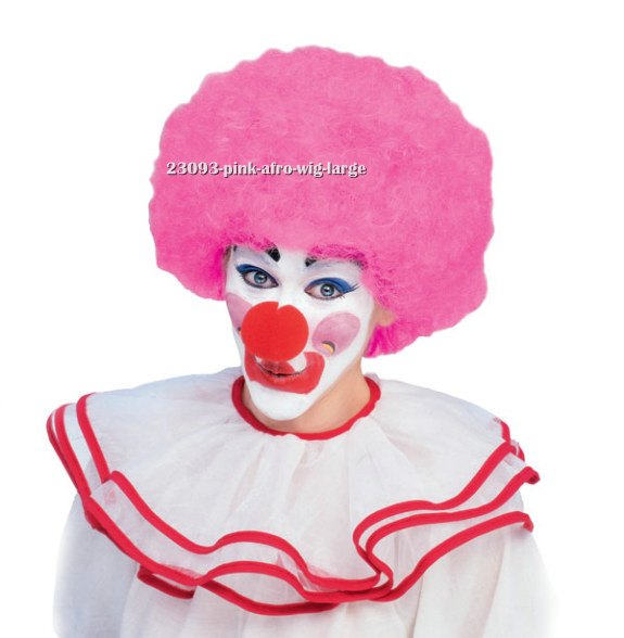 Pink Afro Wig