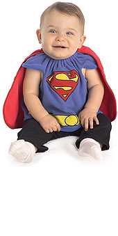 Superman Costume Bib
