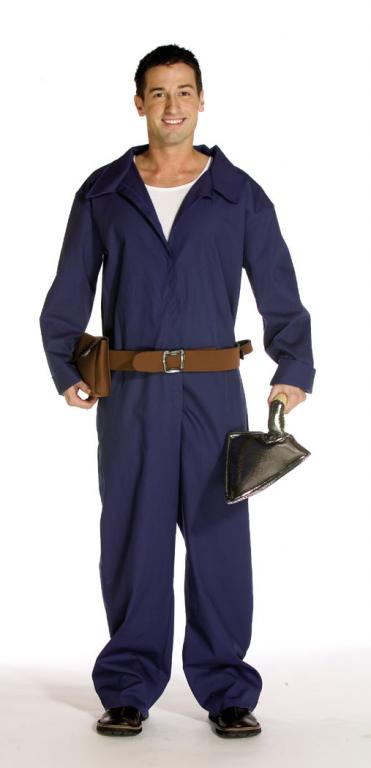 Brick Layer Jumpsuit Adult Costume