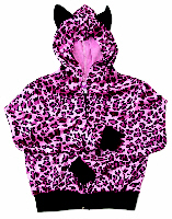 Leopard Hoodie Teen Costume