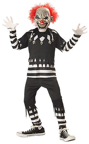 Kids Psycho Clown Costume