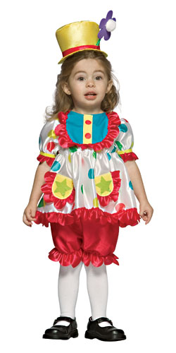 Toddler Girls Clown Costume