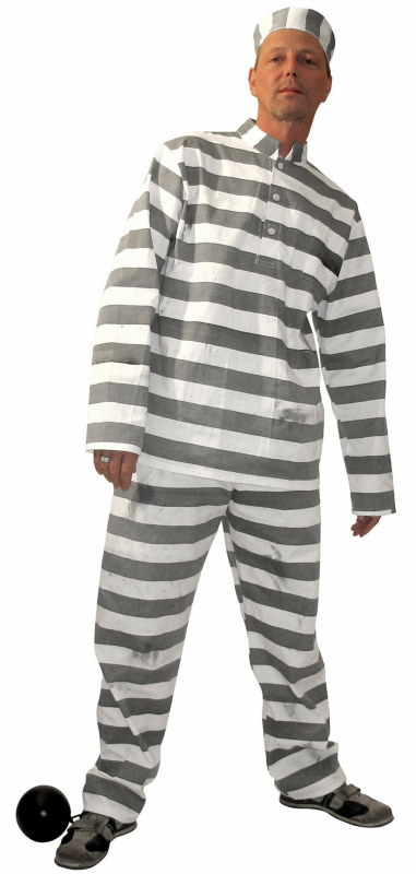 20s Convict Adult Costume 20s Convict Adult Costume