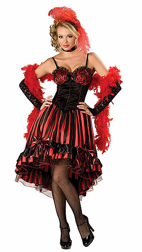 Womens Can Can Costume
