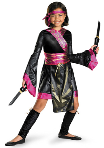Girls Dragon Ninja Costume