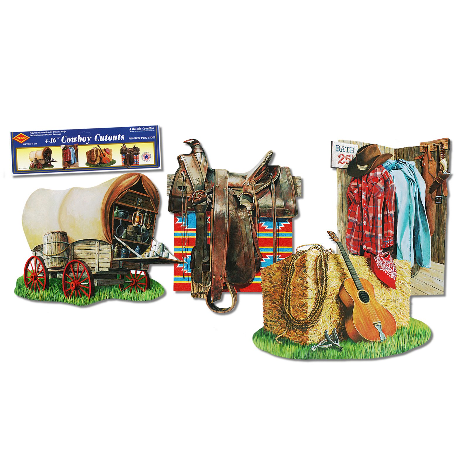 Cowboy 16" Cutouts (4 Count)