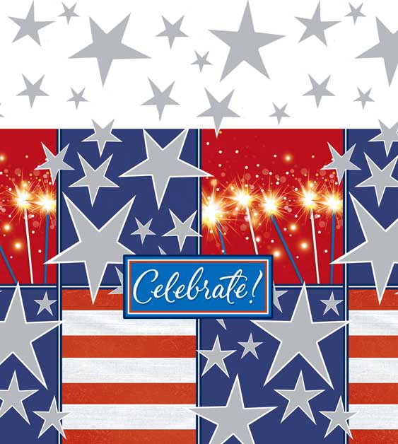 Celebrate Plastic Tablecover