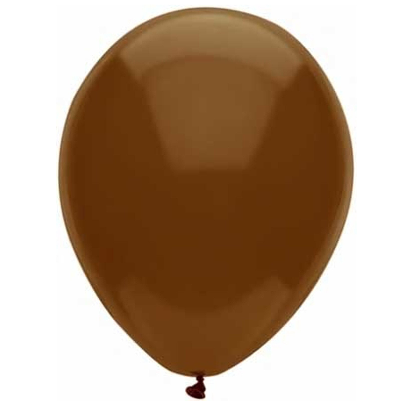 Chestnut Brown 12" Latex Balloons (6 count)