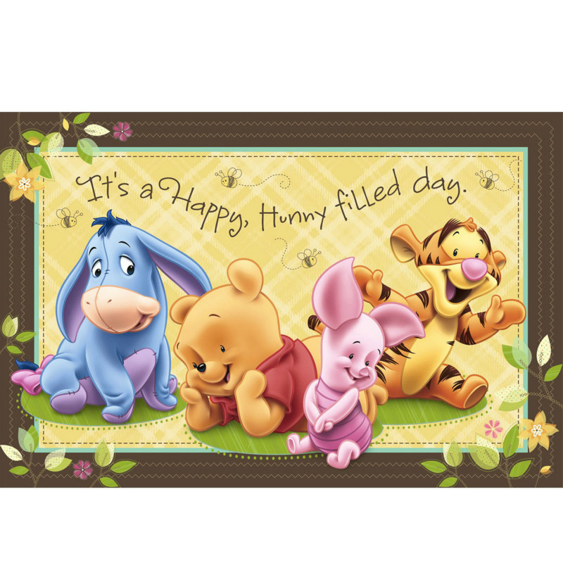 Baby Pooh and Friends Wall Mural