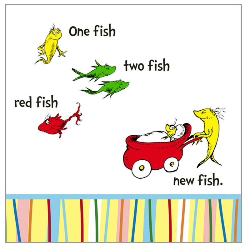 Baby Seuss Lunch Napkins (16 count)