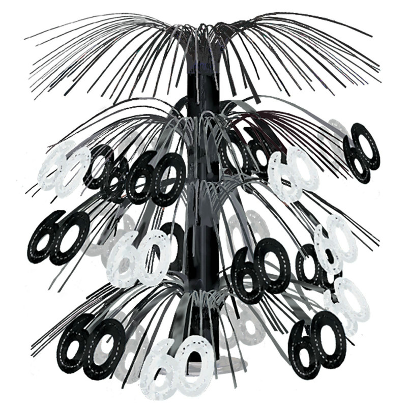 "60" Black Cascade Centerpiece "60" Black Cascade Centerpiece