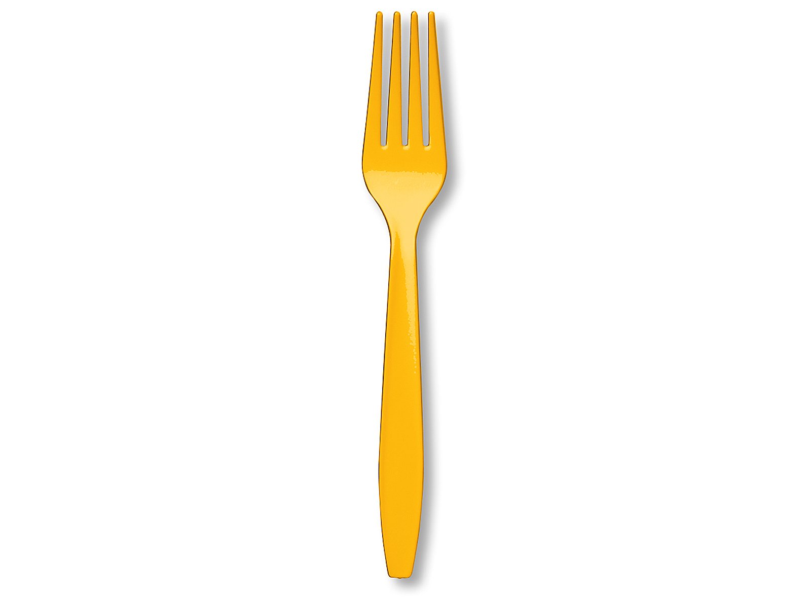 School Bus Yellow (Yellow) Heavy Weight Forks (24 count)