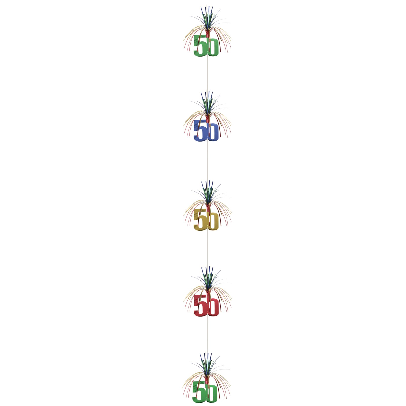 "50" Hanging Firework Cascades (2 count) "50" Hanging Firework Cascades (2 count)