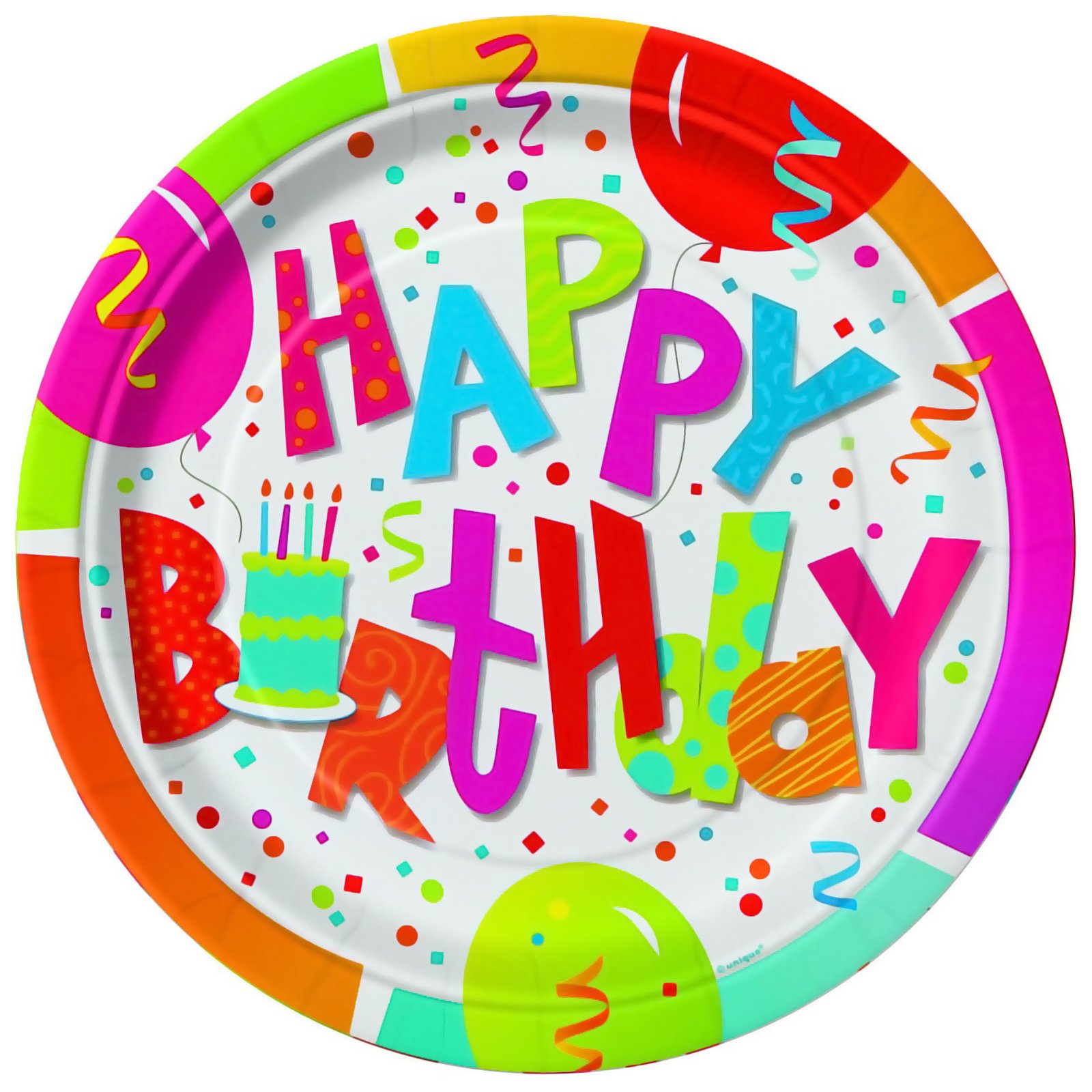 Birthday Jamboree Dinner Plates (8 count)