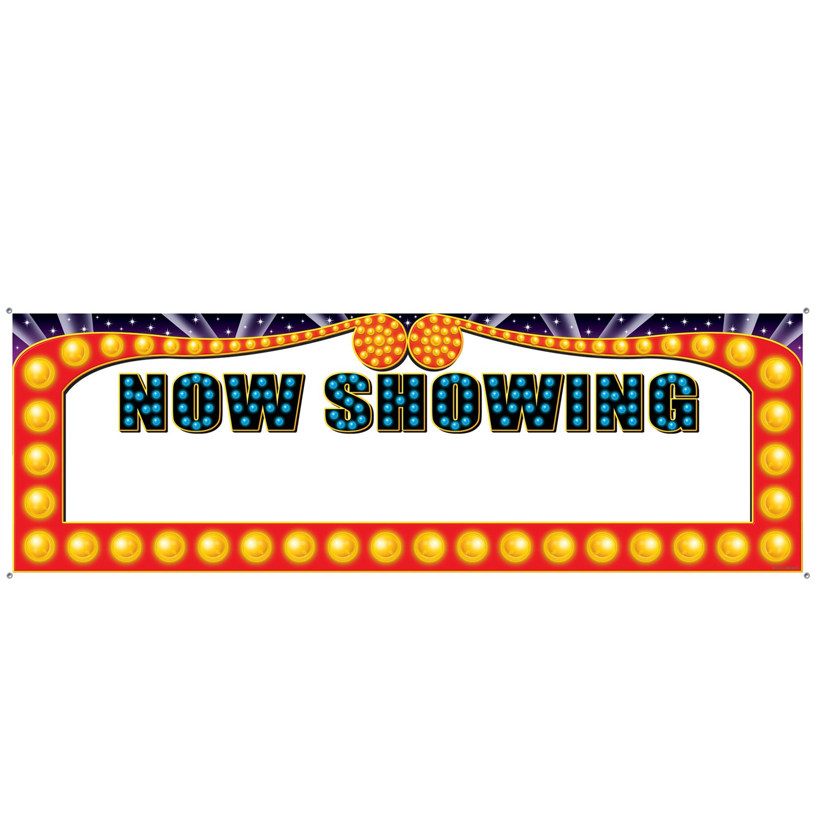 "Now Showing" Blank Sign Banner "Now Showing" Blank Sign Banner