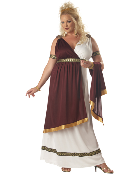 Womens Plus Size Roman Empress Costume