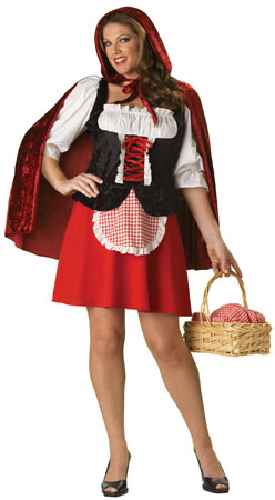 Plus Size Elite Red Riding Hood Costume for Adult