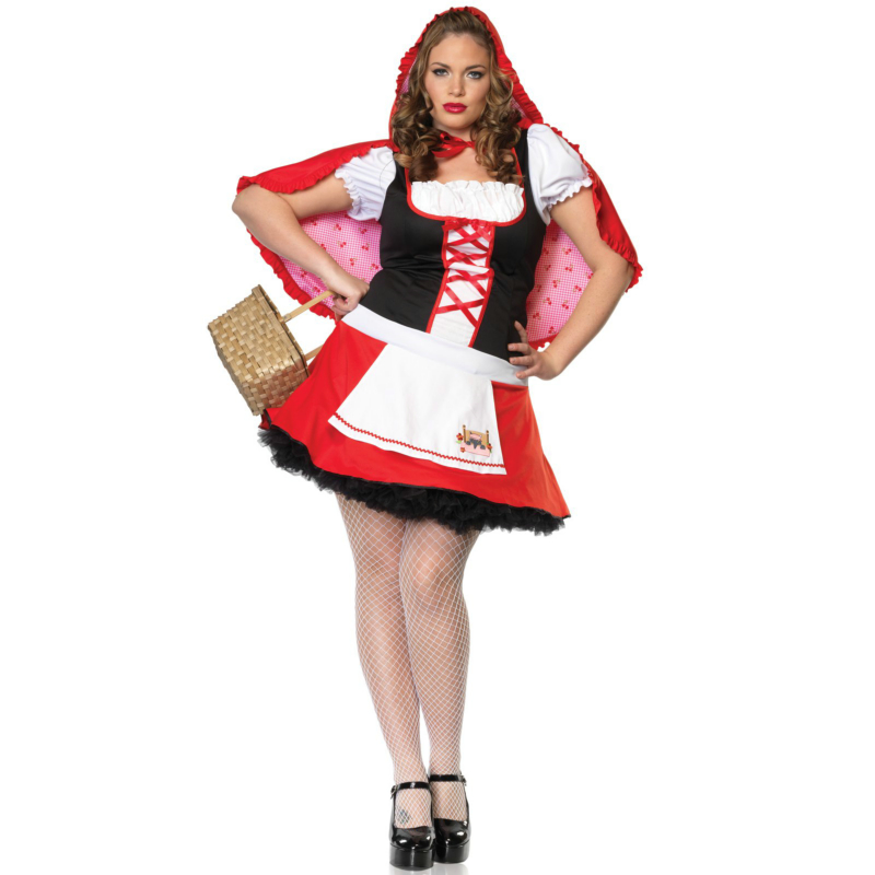 Lil' Miss Red Adult Plus Costume