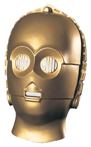 1/2 PVC C3PO Mask 1/2 PVC C3PO Mask