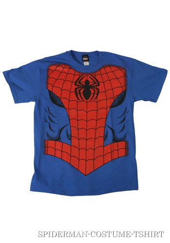 Mens Spiderman Costume T-Shirt