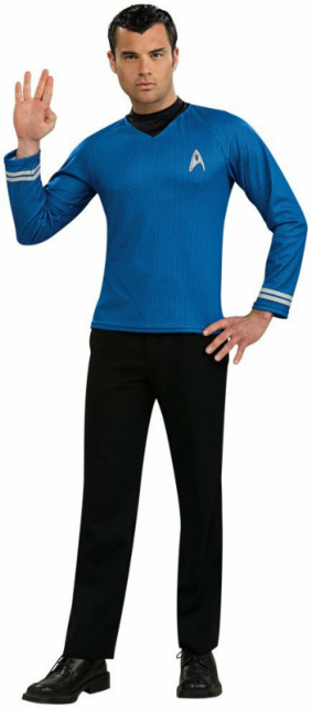 Star Trek Movie (2009) Blue Shirt Adult Costume