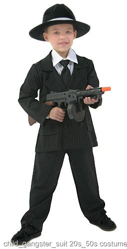 Kid's Deluxe Gangster Suit : Costumes Life